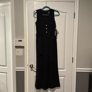 Never been worn, new with tags, Karl Lagerfeld romper black and contemporary